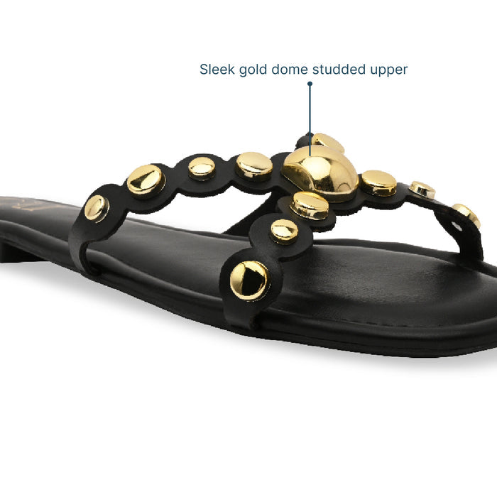 Gold Dome Black Flat