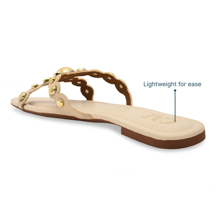 Gold Dome Cream Flat