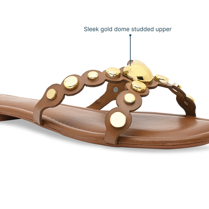 Gold Dome Tan Flat