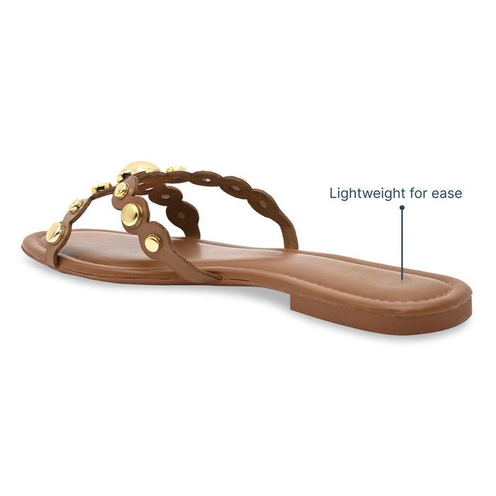 Gold Dome Tan Flat