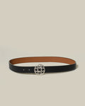 Gold-Tone Monogram Reversible Belt