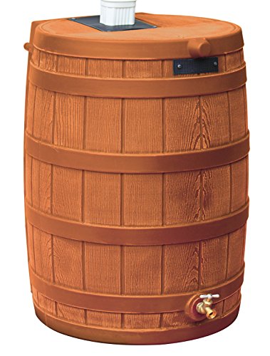 Good Ideas RW50-TC Rain Wizard Water Storage Rain Collection Rain Barrel 50-Gallon, Terra Cotta