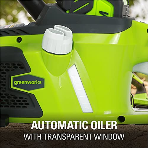 Greenworks 40V 16-Inch Cordless Chainsaw, Tool Only