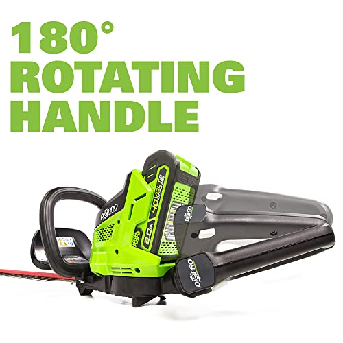 Greenworks 40V 24" Brushless Cordless Hedge Trimmer, Tool Only