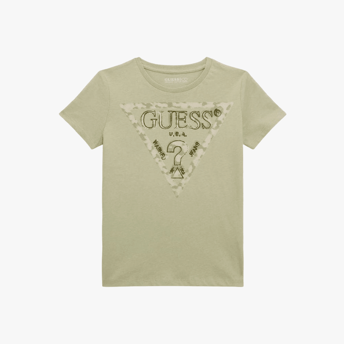 Guess Boys Short Sleeve Tee Dark Green | Guess