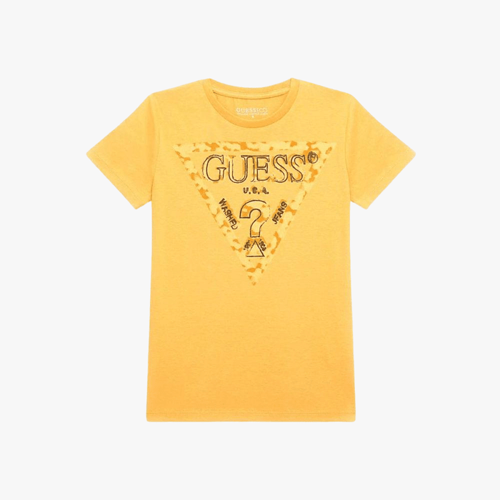 Guess Boys Short Sleeve Tee Yellow | Guess