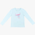 Guess Girls Long Sleeve Tee Light Blue Guess