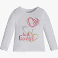Guess Girls Long Sleeve Tee Light Blue Guess