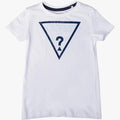 Guess Kids Core Triangle Short Sleeve Tee White Navy Guess