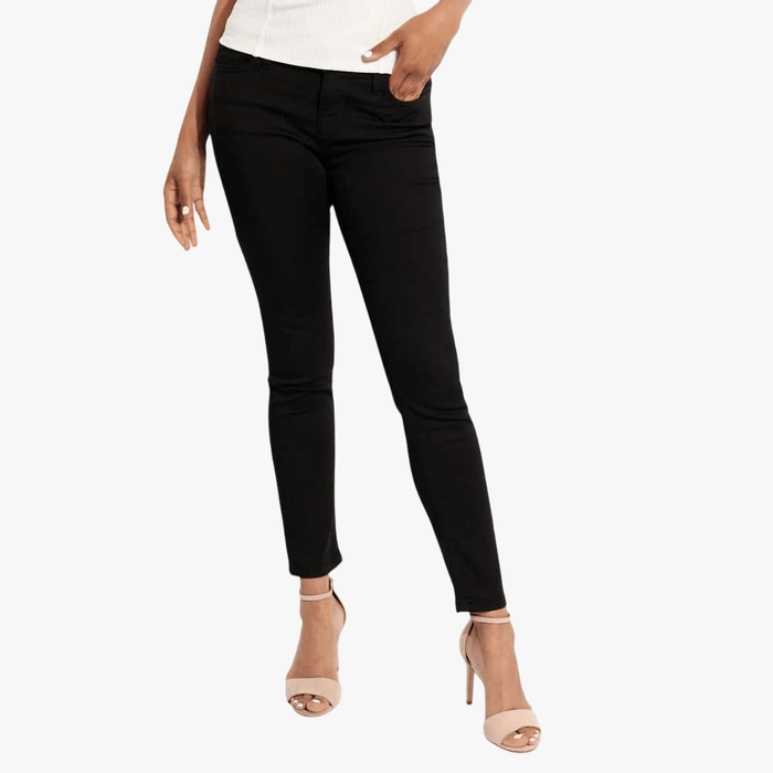Guess Ladies Low Rise Skinny Jeans Black | Guess