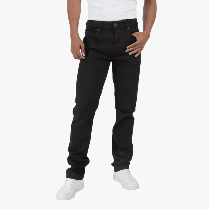 Guess Mens As1max Slim Straight Jean Black Wash | Jeep