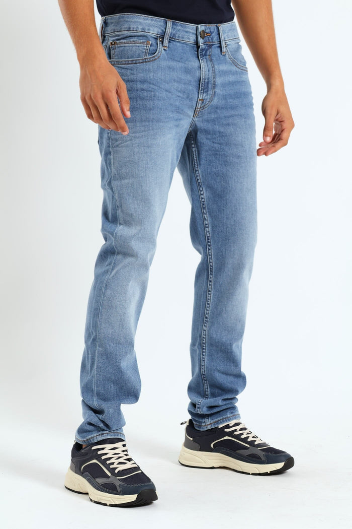 Guess Mens Ethan Skinny Jean Light Wash | Guess