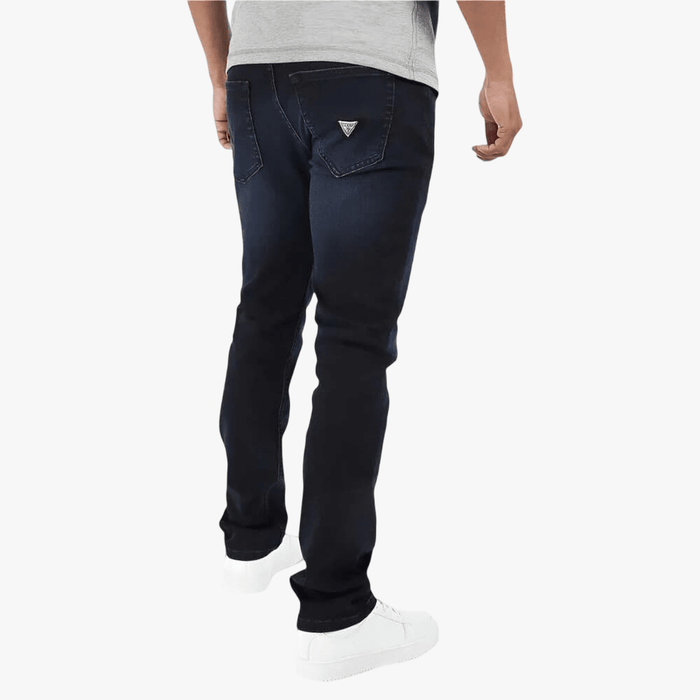 Guess Mens Slim Straight Jean Cole Dark Wash | Guess