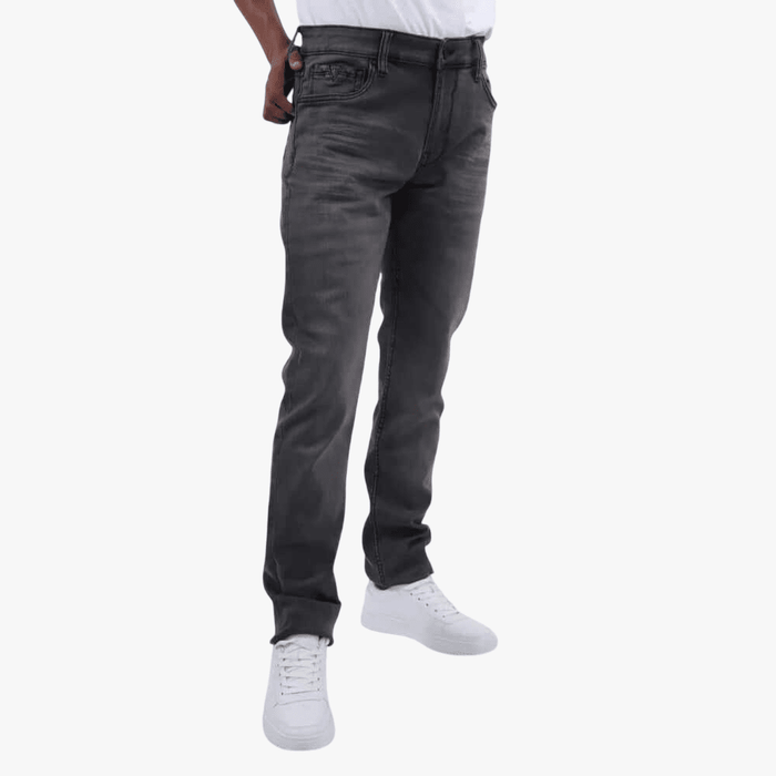 Guess Mens Tom Ceramic Slim Taper Jean Grey Wash | Guess