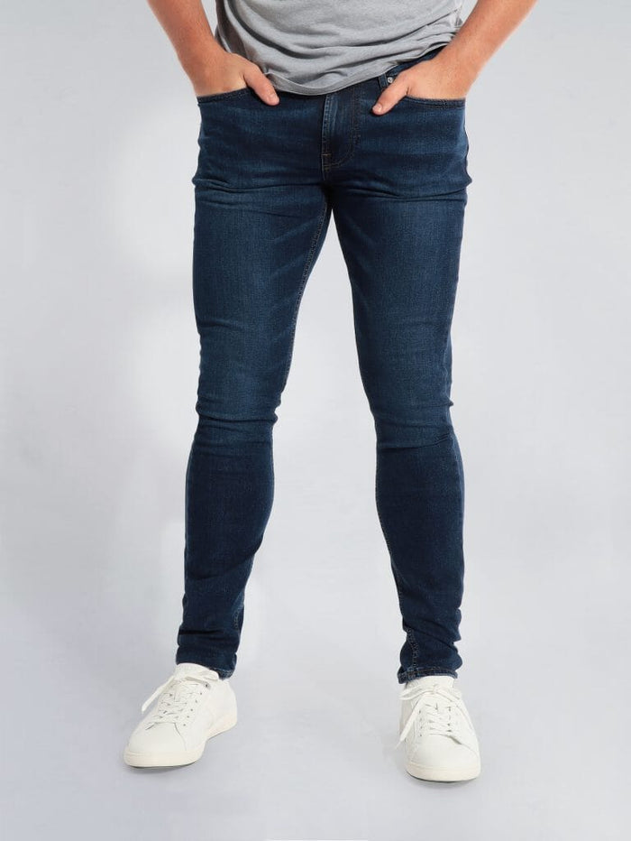 Guess Mens Vera Eco Skinny Dark Wash Jeans | Guess