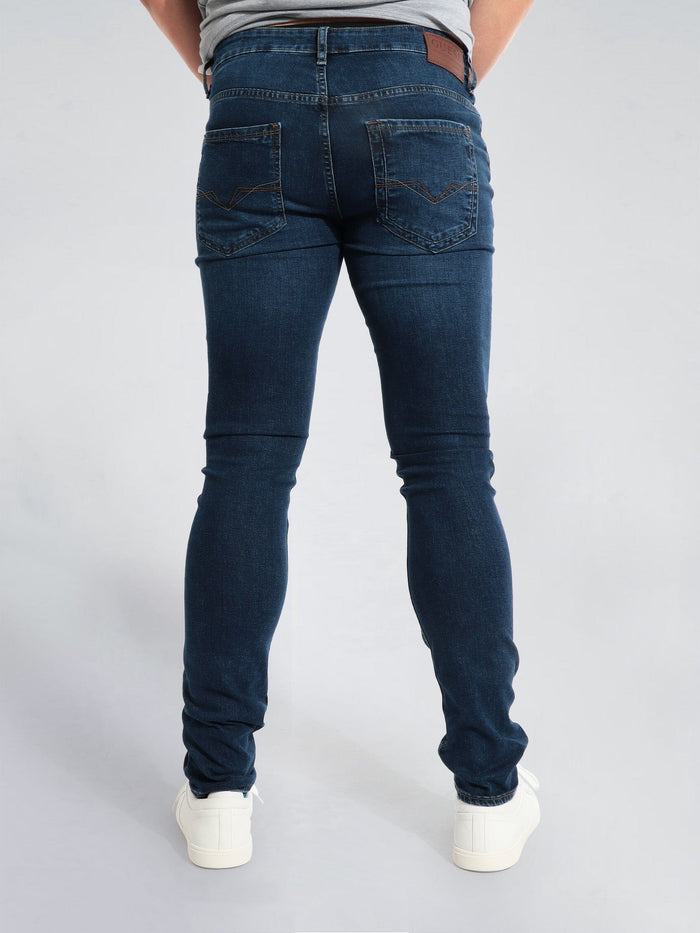 Guess Mens Vera Eco Skinny Dark Wash Jeans | Guess