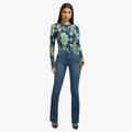 Guess Womens C0livy Sexy Flare Jeans Eco Dark Wash | Guess
