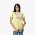 Guess Womens Palm Short Sleeve Tee Light Green | Guess
