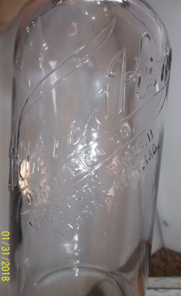 Harvest King Whiskey Bottle from Kansas City