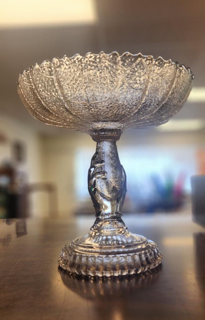 Hobbs Tree of Life with Hand Footed Comport - EAPG