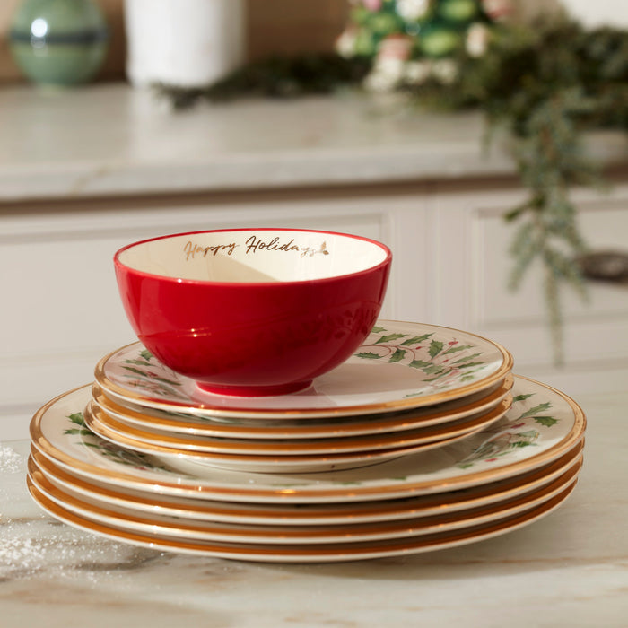 Holiday Salad Plates, Set of 6