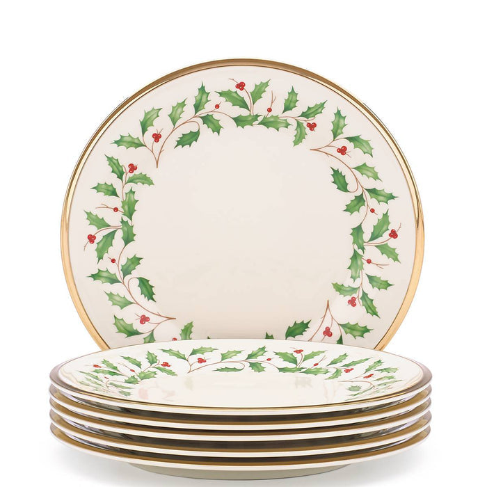 Holiday Salad Plates, Set of 6