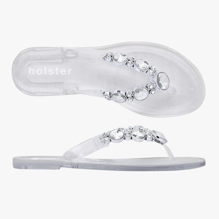 Holster Womens Embellish Sandal Clear Holster