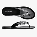 Holster Womens Glam Sandal Black | Holster