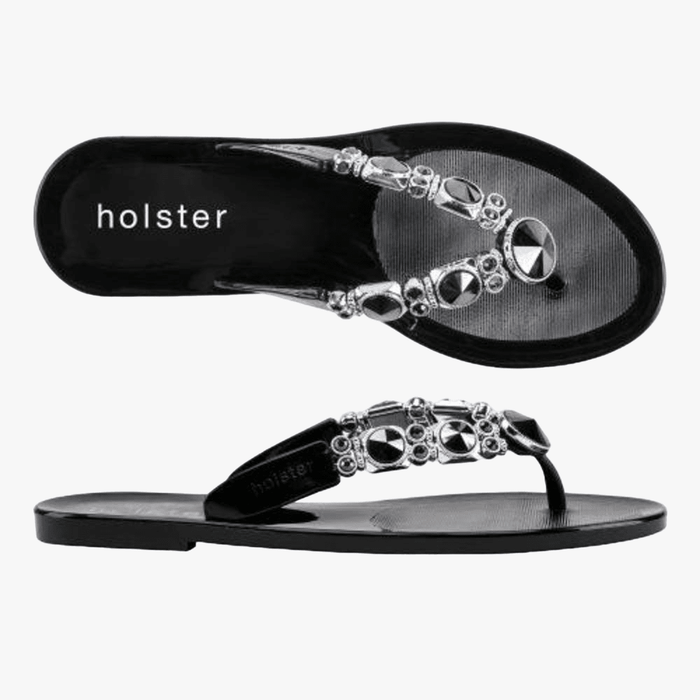 Holster Womens Glam Sandal Black | Holster