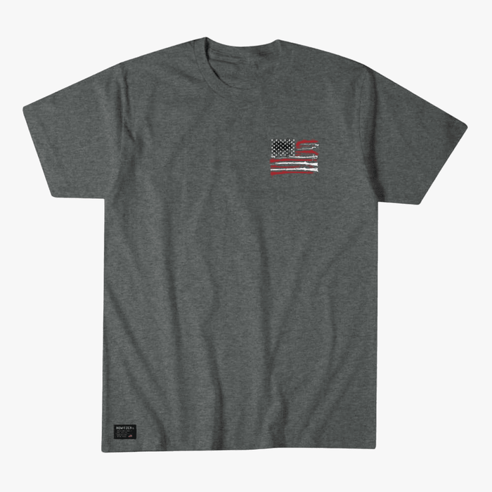 Howziter Mens Blessed Peacemaker Short Sleeve Tee Dark Grey | Affliction