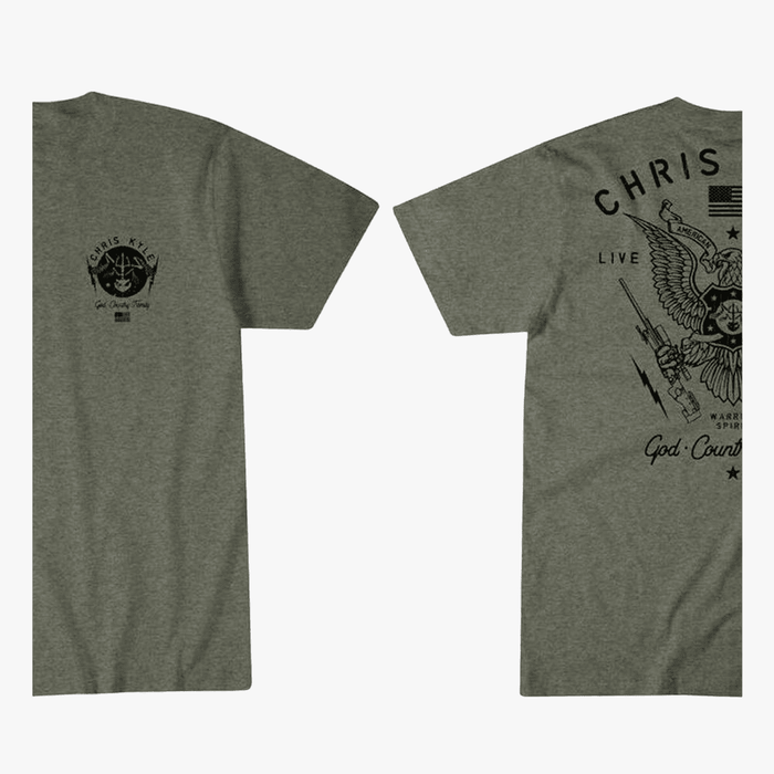 Howziter Mens Ck Warbird Short Sleeve Tee Green | Affliction