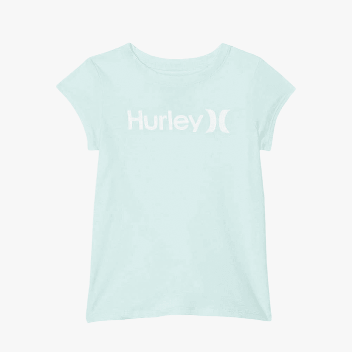 Hurley Girls One And Only Classic Short Sleeve Tee Blue Mist | Hurley
