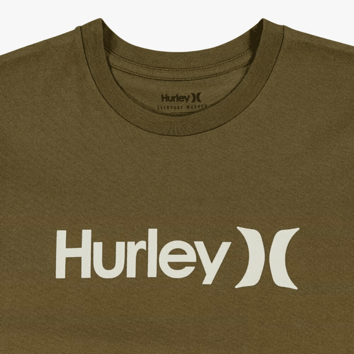 Hurley Mens Evd Wash Oao Long Sleeve Tee Uniform Green Khaki | Hurley