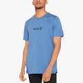 Hurley Mens H20 Dri O&O Short Sleeve Tee H423 Medium Blue | Hurley