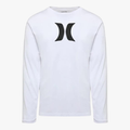 Hurley Mens Icon Long Sleeve Tee White | Hurley