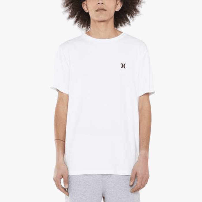 Hurley Mens Icon Short Sleeve Tee White | Hurley