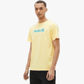 Hurley Mens One And Only Seasonal Short Sleeve Tee Pale Banana Hurley