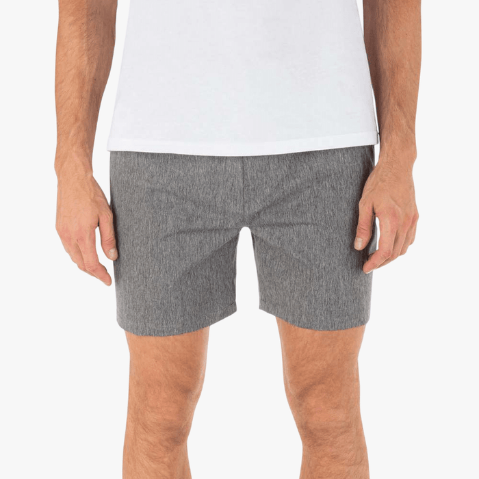 Hurley Mens Phantom Heather 18" Walkshorts Black Heather | Hurley