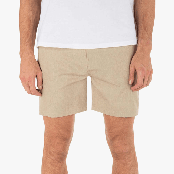 Hurley Mens Phantom Heather 18" Walkshorts Khaki | Hurley