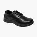 Hush Puppies Kids School Loxie Lace Up Black Action Leather Shoe Hush Puppies