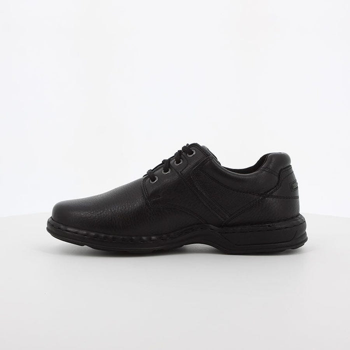 Hush Puppies Mens Bennett Leather Black | Hush Puppies
