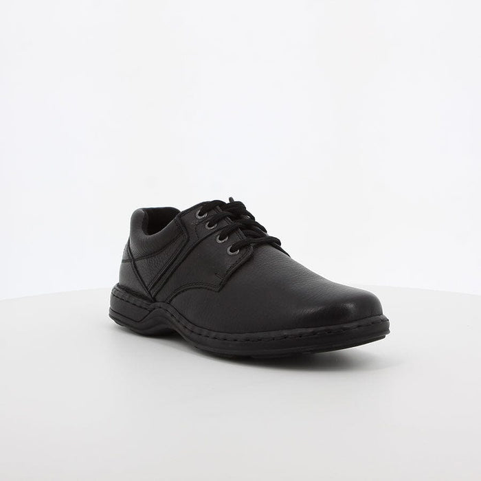 Hush Puppies Mens Bennett Leather Black | Hush Puppies