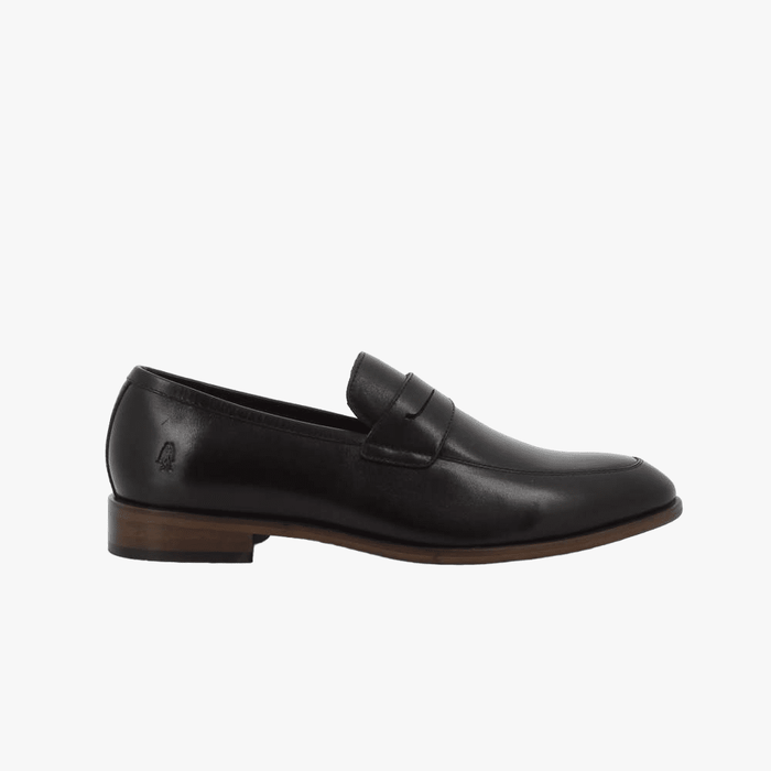 Hush Puppies Mens George Ii Slip On Shoe Cow Crust Leather Black | Hush Puppies