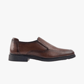 Hush Puppies Mens Jerry Cow Crust Leather Shoe Tan | Hush Puppies