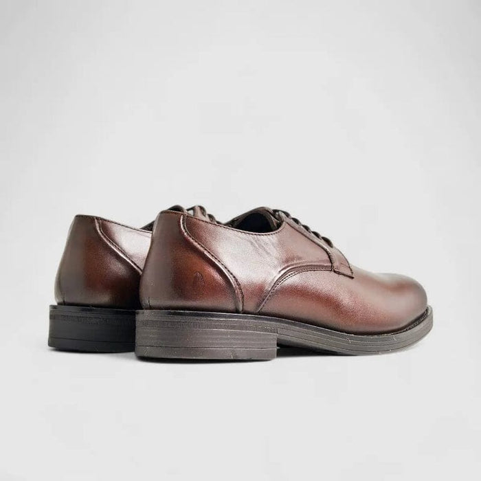 Hush Puppies Mens Maradona Cow Crust Leather Shoe Brown | Hush Puppies