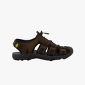 Hush Puppies Mens Porting Sandal Brown Suede Mesh | Hush Puppies
