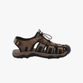 Hush Puppies Mens Porting Sandal Taupe Suede Mesh | Hush Puppies