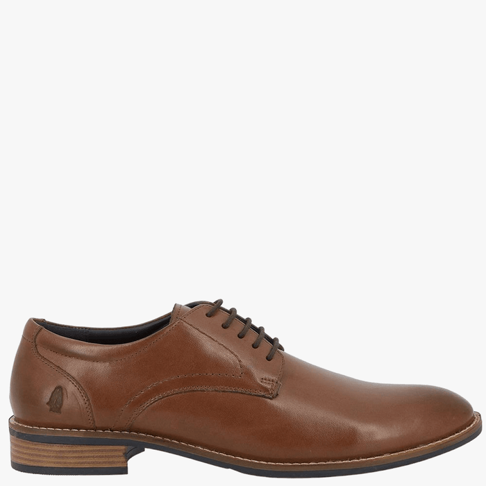 Hush Puppies Mens Rowan Cow Crest Formal Lace Up Shoe Brown Hush Puppies