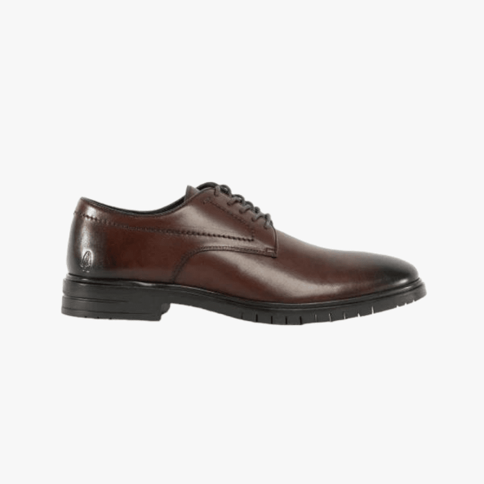 Hush Puppies Mens Sterling Lace Up Shoe Brown Hush Puppies