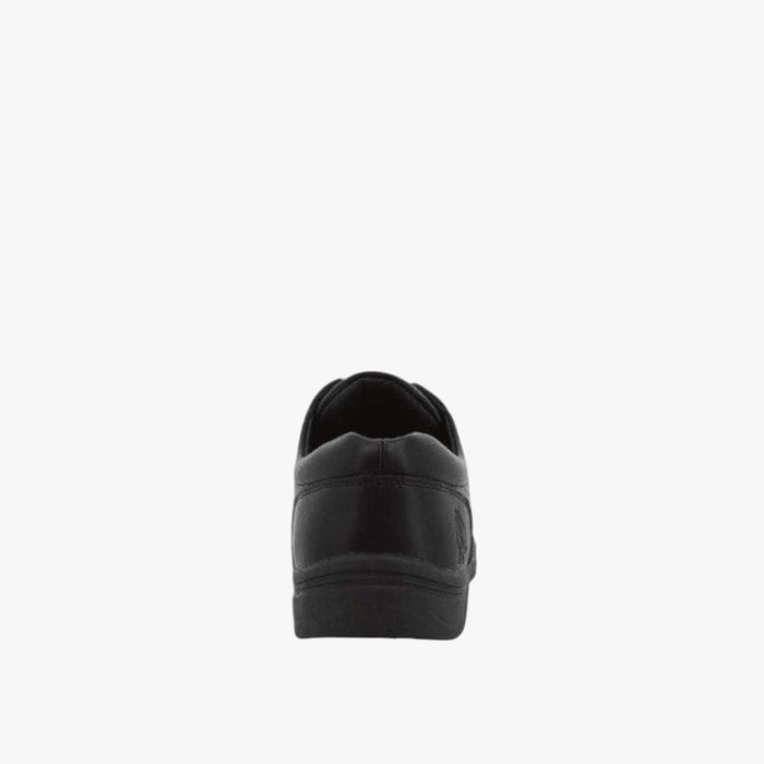 Hush Puppies Youth School Loxie Lace Up Black Action Leather Shoe | Hush Puppies